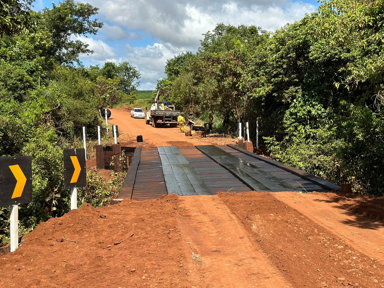 Prefeitura conclui revitalização de ponte sobre o Rio Santa Luzia em Nova Alvorada do Sul