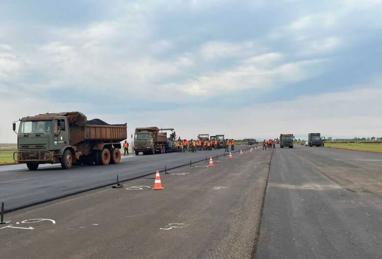 Exército prevê concluir obras do Aeroporto em março, mas data de reabertura é incerta