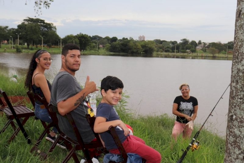 Sábado tem pesca liberada no Parque Rego D’Água