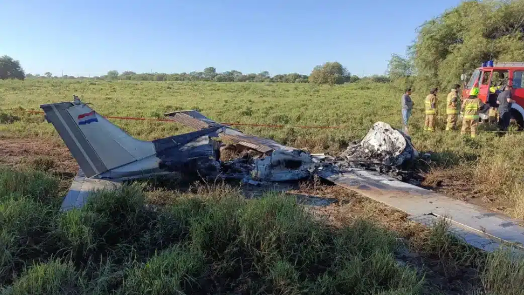 Avião que caiu e pegou fogo no Paraguai levava bolsa com dólares