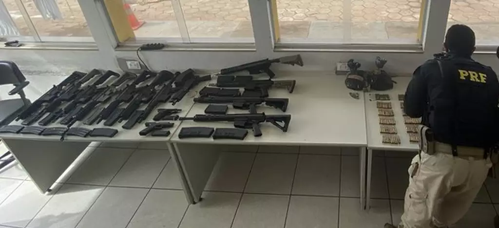 Fórum afirma que polícia não dá conta do volume de armas que entram por MSOs armamentos apreendidos ingressam no território nacional, via Mato Grosso do Sul