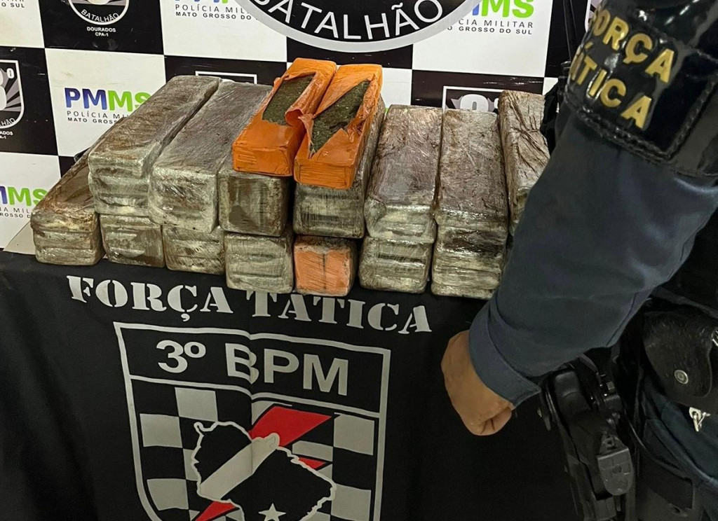 Mulher moradora em Campinas é presa com quase 40 quilos de maconha na rodoviária de Dourados