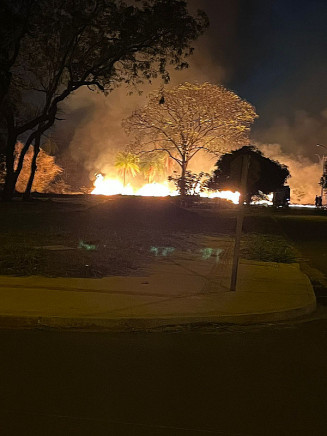 Incêndio atinge área de mata do Flor de Maio e assusta moradores em Dourados