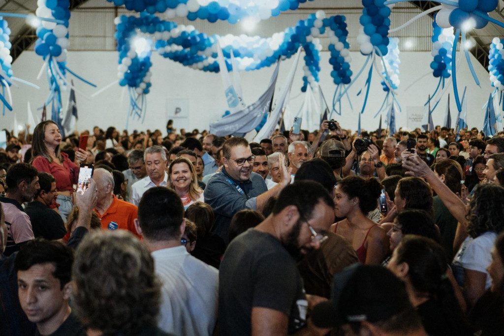 Convenção do PP em Dourados reúne 4 mil pessoas e confirma candidatura de Alan Guedes