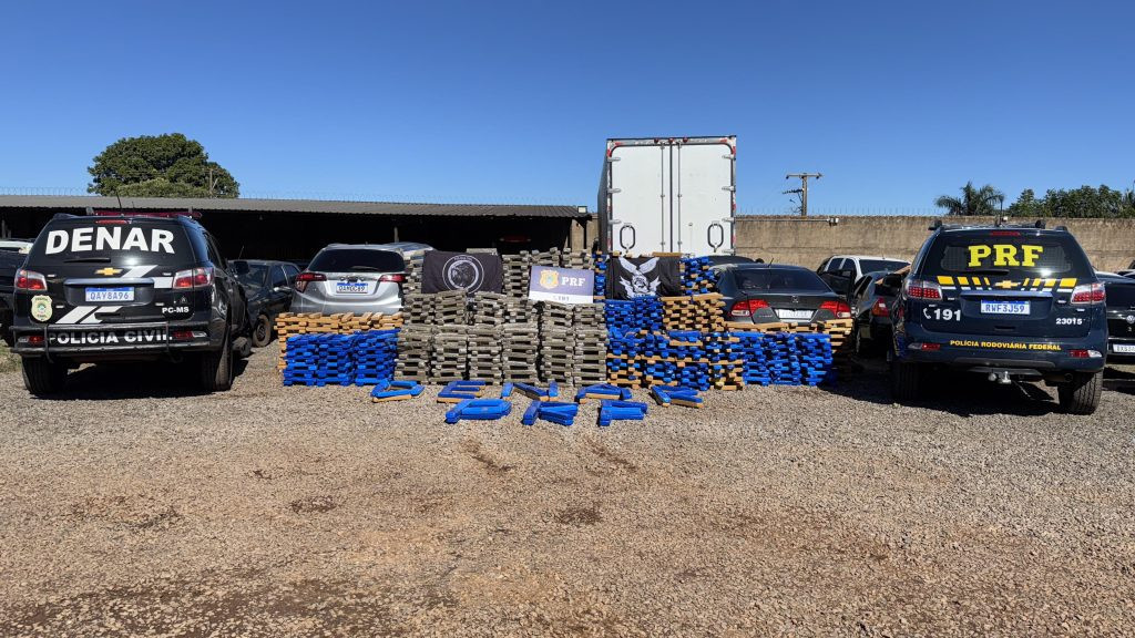 Polícias Civil e Rodoviária Federal apreendem 2t de maconha