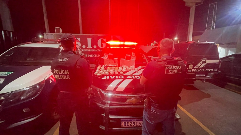 Operação apreende drogas avaliadas em R$ 100 mil e prende 3 pessoas
