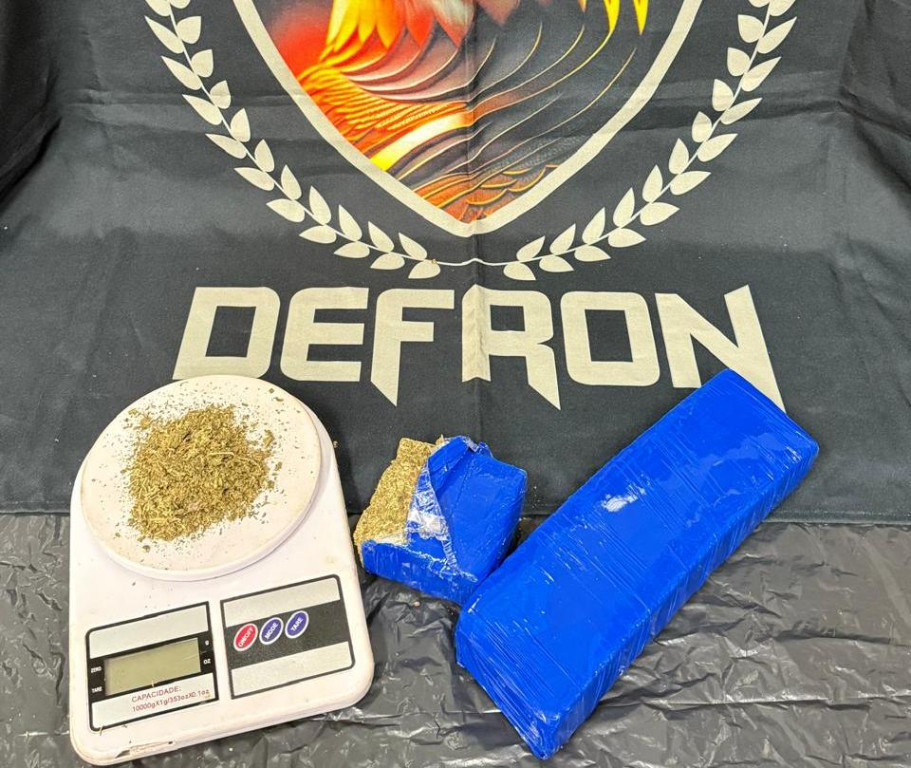 Defron prende cozinheiro vendendo droga no Residencial Bonanza