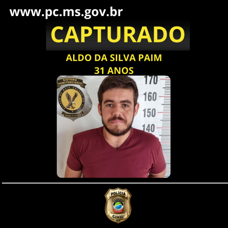 Autor de homicídio que estava foragido é preso na fronteira com a Bolívia