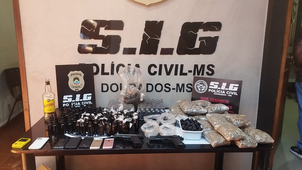 Laboratório de droga líquida é descoberto e corretor de seguros é preso