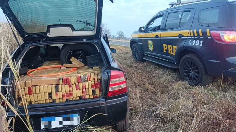 Polícia Rodoviária Federal apreende 618 quilos de maconha em MS