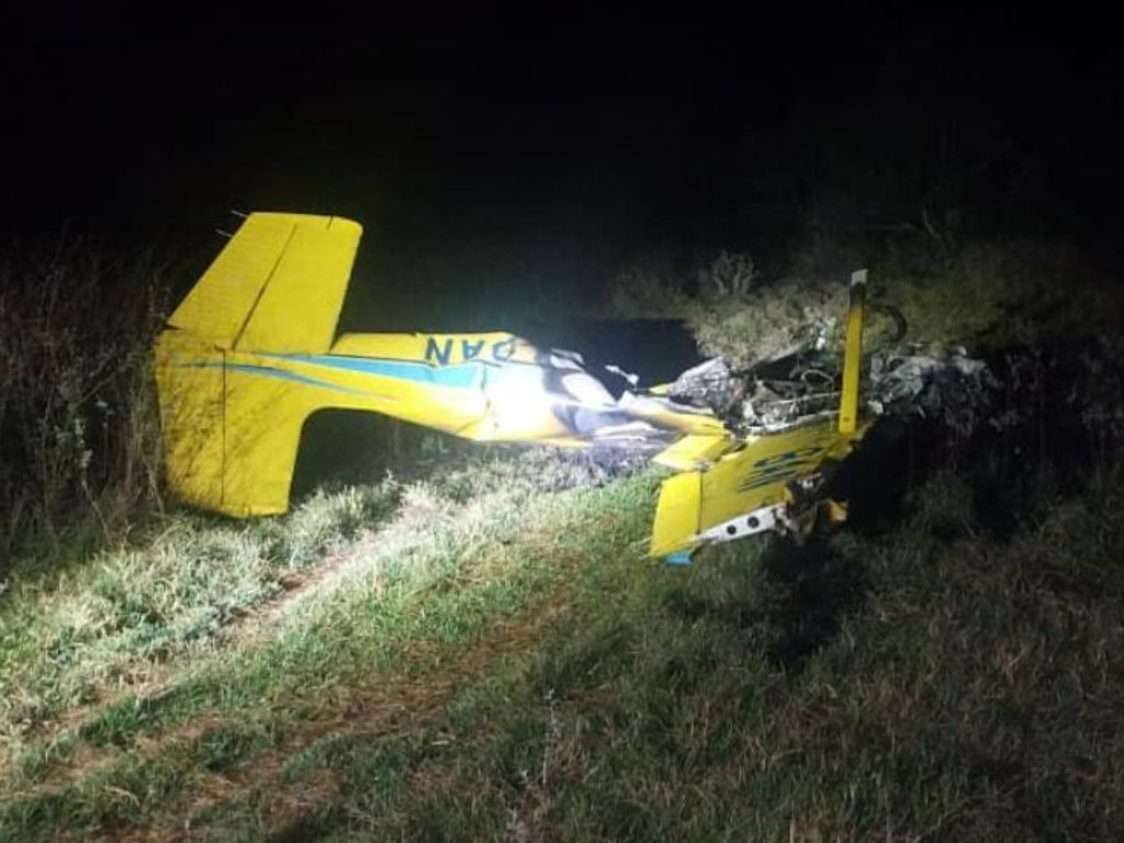 Avião que matou 4 pessoas carbonizadas caiu durante manobra de pouso