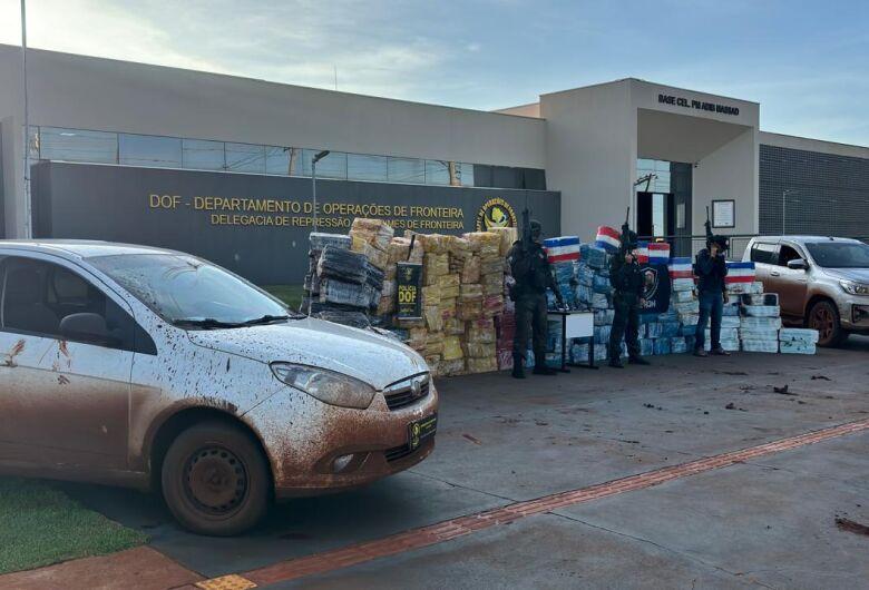 APREENSÃO EM ACAMPAMENTO CLANDESTINO SOMA MAIS DE R$ 8 MILHÕES EM DROGAS, ARMAS E VEÍCULOS